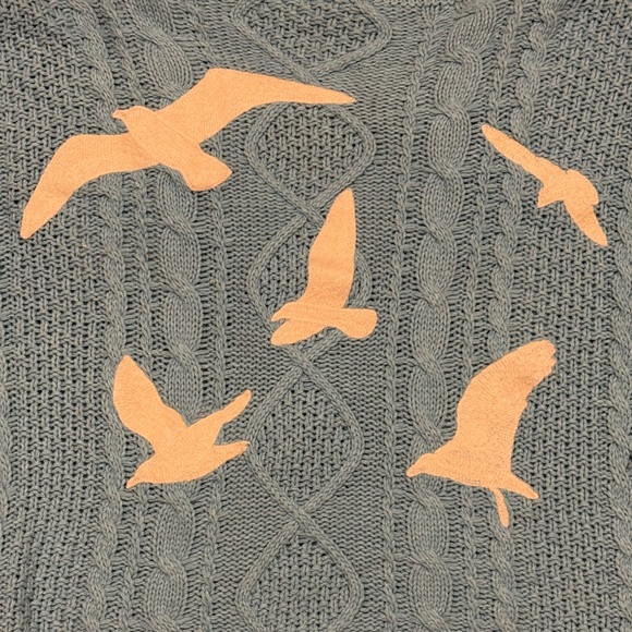 Taylor Swift Light Blue Cable Knit Cardigan M/L 1989 Taylor’s Version - Picture 7 of 16